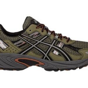ASICS Gel-Aventure 5 Olive, Black and Red Men’s Athletic Sneakers